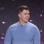 Colin Jost’s blue sweater on Today