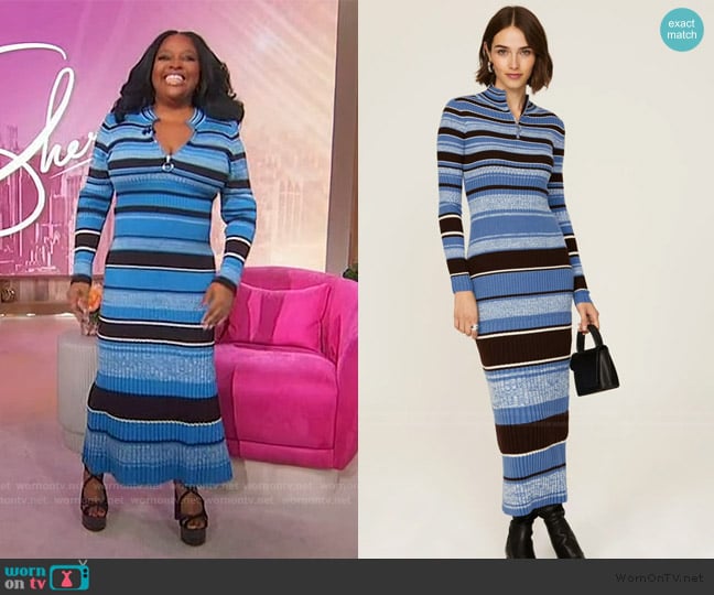 Derek Lam 10 Crosby Taryn Zip Dress worn by Sherri Shepherd on Sherri