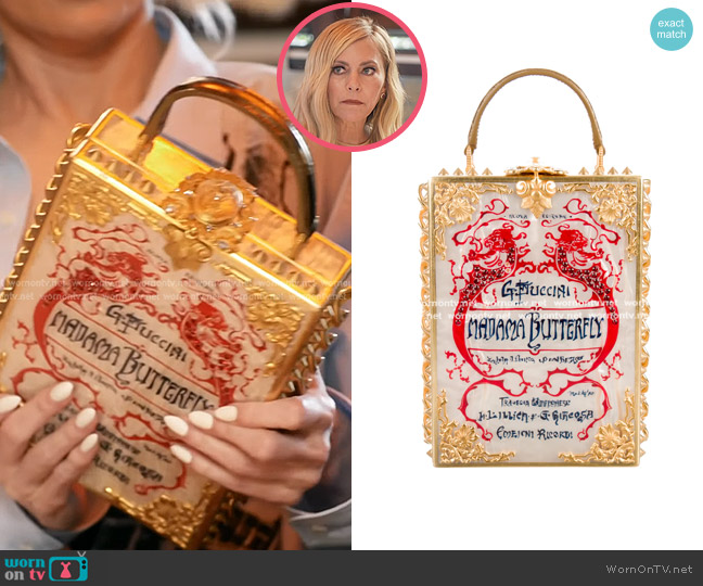 Dolce & Gabbana Madama Butterfly Bag worn by Sutton Stracke on The Real Housewives of Beverly Hills