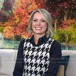 Dylan’s houndstooth dress on Today