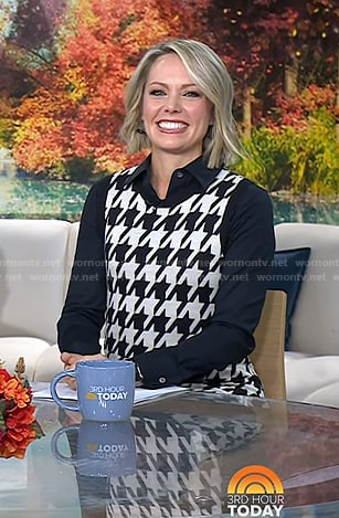 Dylan's houndstooth dress on Today