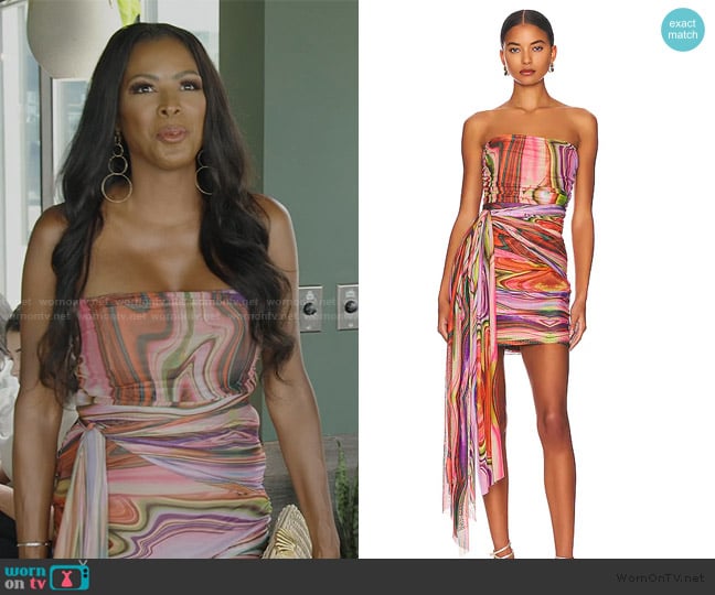 Elliatt Nala Dress worn by Stacey Rusch on The Real Housewives of Potomac