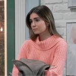 Emma’s coral turtleneck on General Hospital