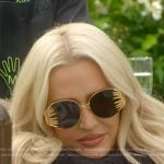 Erika’s black round sunglasses on The Real Housewives of Beverly Hills