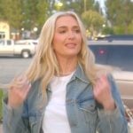 Erika’s embroidered denim jacket on The Real Housewives of Beverly Hills