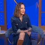 Eva’s denim maxi dress on Good Morning America