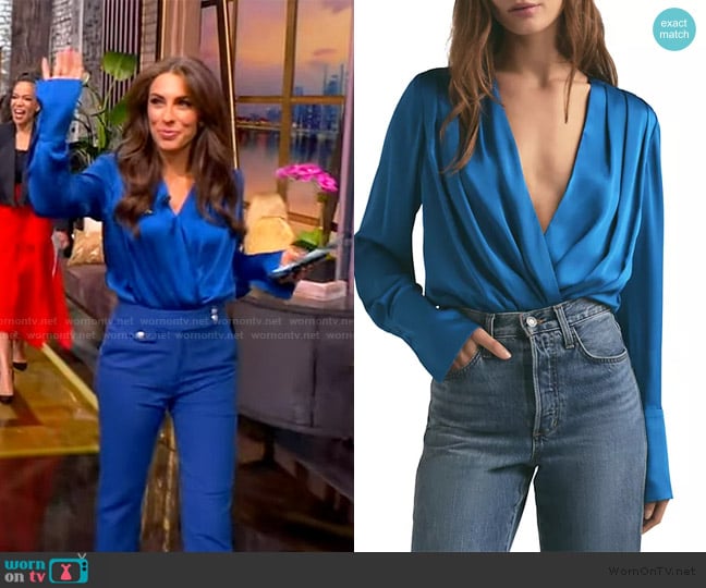 Favorite Daughter The Date Blouse worn by Alyssa Farah Griffin on The View