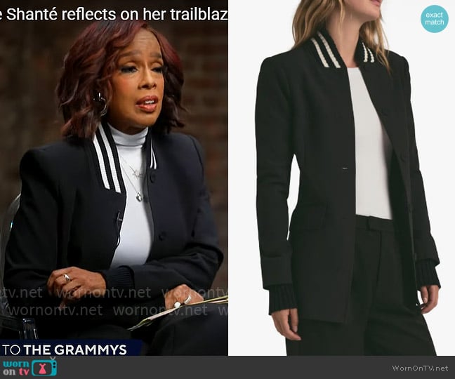 Favorite Daughter The Varsity Blazer worn by Gayle King on CBS Mornings