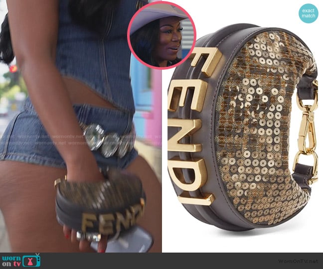 Fendi Nano Graphy Bag worn by Keiarna Stewart on The Real Housewives of Potomac