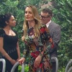 floral long sleeve dress on Days of our Lives