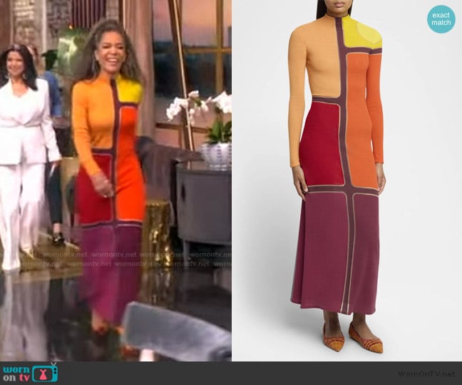 Gabriela Hearst Apollonis Dress worn by Sunny Hostin on The View