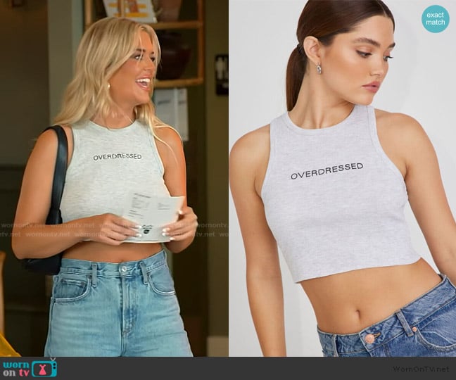 Garage Clothing Kenny Tank Top worn by Salley Carson on Southern Charm