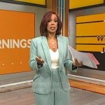 Gayle King’s green suit on CBS Mornings