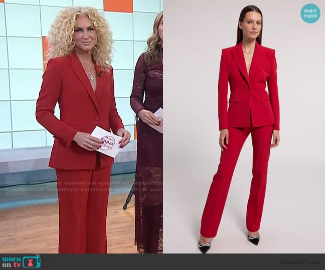 Generation Love Aimee Crepe Blazer worn by Kimberly Schlapman on Today