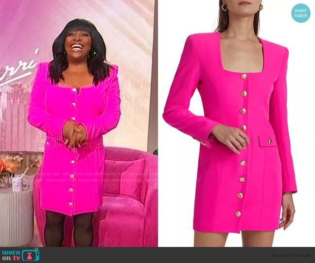 Generation Love Mellie Crepe Minidress worn by Sherri Shepherd on Sherri