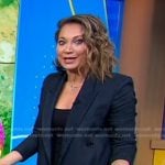 Ginger’s navy double breasted blazer on Good Morning America