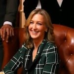 Lara’s green plaid blazer on Good Morning America