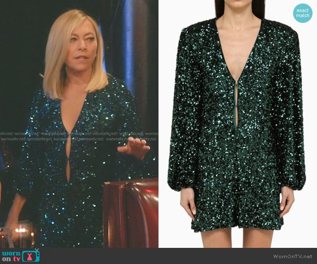 Rotate Sequined Minidress worn by Sutton Stracke on The Real Housewives of Beverly Hills