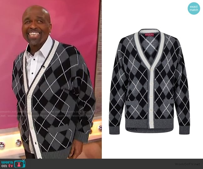 Gucci Argyle Cardigan worn by William Stanford on Sherri