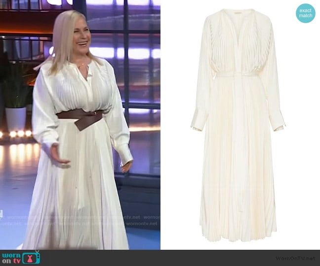 Heirlome Maria Dress worn by Patricia Arquette on The Kelly Clarkson Show