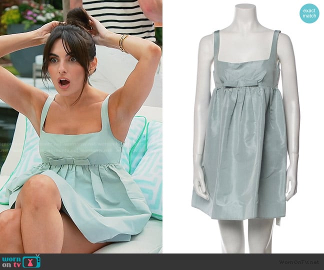 Heirlome Square Neckline Mini Dress worn by  Paige DeSorbo on Southern Charm