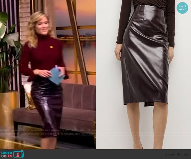 Veronica Beard Holmes Skirt worn by Sara Haines on The View