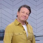 Jamie Oliver’s yellow button down shirt on Good Morning America