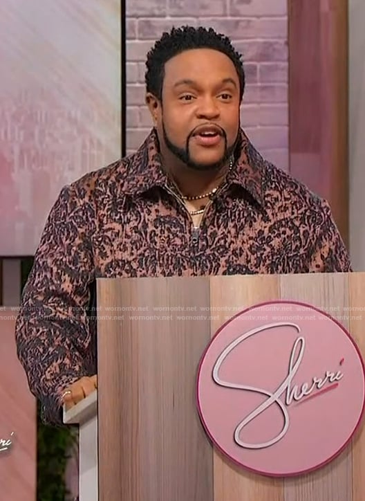 Jawn’s floral print jacket on Sherri