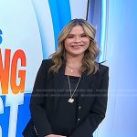 Jenna’s black blazer on Today