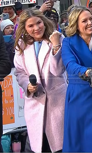 Jenna’s pink coat on Today