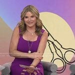 Jenna’s purple cutout dress on Today