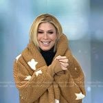 Jill’s brown star print teddy jacket on Today