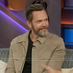 Joel McHale’s brown jacket on The Real Housewives of Potomac