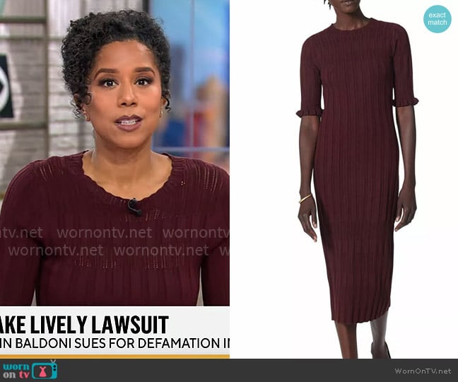 Joie Dendra Dress worn by Adriana Diaz on CBS Mornings