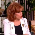 Joy’s white embellished blazer on The View