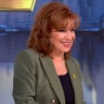 Joy’s green double breasted blazer and pants on The View