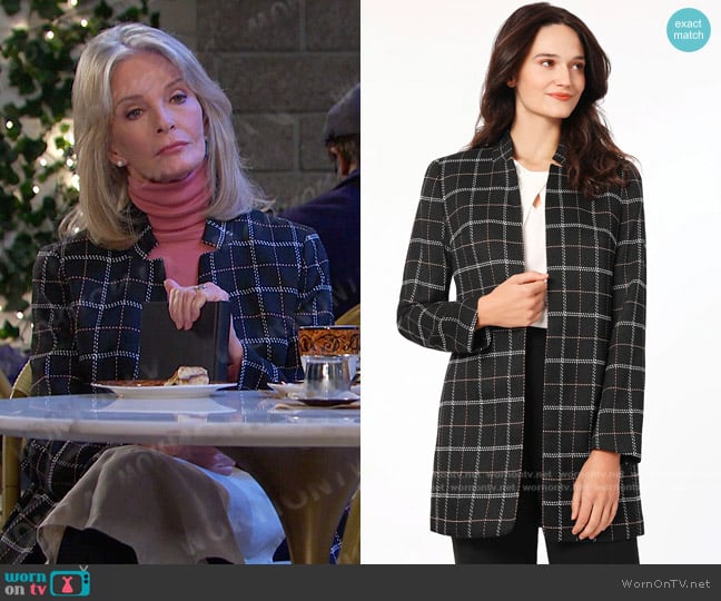 Kasper Eleanor Jacket worn by Marlena Evans (Deidre Hall) on Days of our Lives