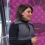 Katie Stilo’s grey zip front mini dress on Today