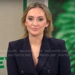 Kelly O’Grady’s navy blazer on CBS Mornings