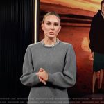 Keltie’s gray sweater dress on E! News