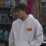 Kelvin’s Kodak patch hoodie on The Upshaws