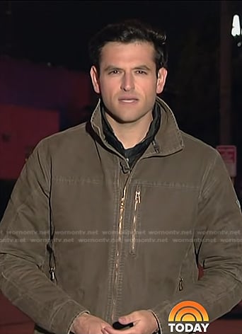 Jesse Kirsch’s khaki zip jacket on Today