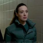 Kim’s green puffer jacket on Chicago PD