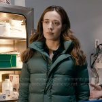 Kim's green puffer jacket on Chicago PD