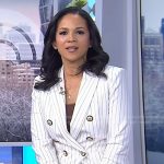 Laura’s white pinstripe blazer on Today