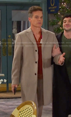 Leo's grey coat on Days of our Lives