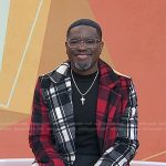 Lil Rel Howery's plaid coat on Today