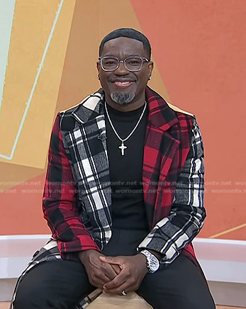 Lil Rel Howery’s plaid coat on Today