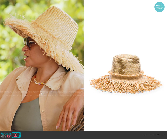 Lola Hats Hula Skirt Hat worn by Sai De Silva on The Real Housewives of New York City