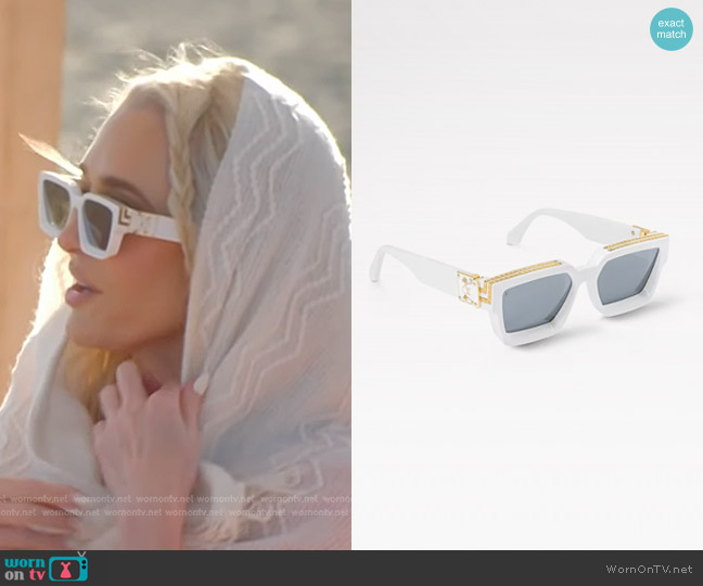 Louis Vuitton 1.1 Millionaires Sunglasses worn by Erika Jayne on The Real Housewives of Beverly Hills